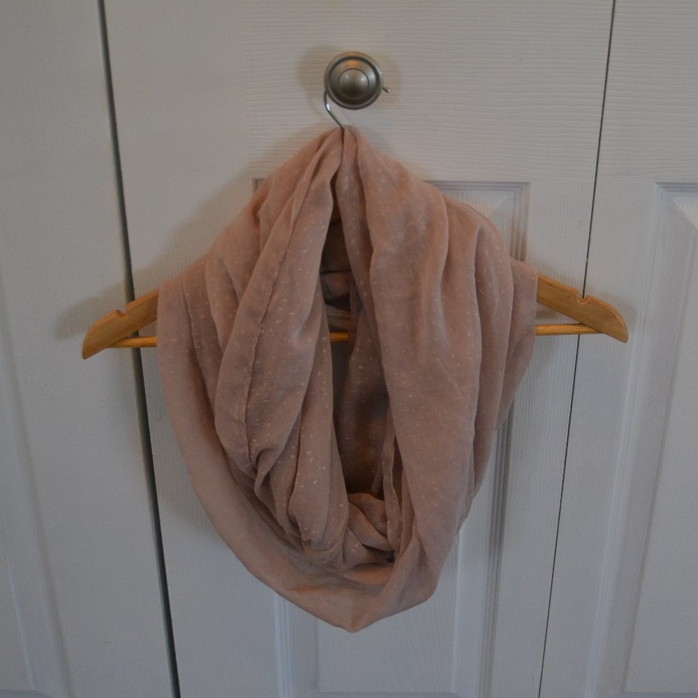 Blush pink scarf